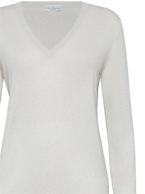 Beige cashmere woman knitwear Brunello Cucinelli | M41800032C9443